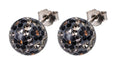 Graphite Glow Titanium Sparkle Studs