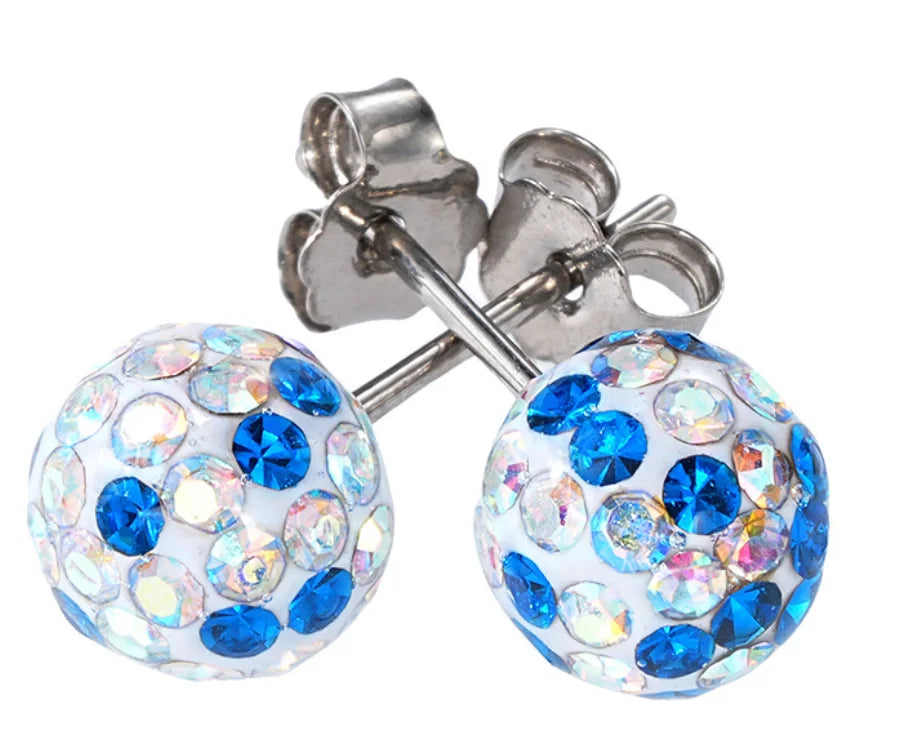 Northern Lights Titanium Sparkle Studs